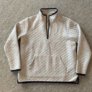 Market & Spruce Quilted Half-Zip Pullover